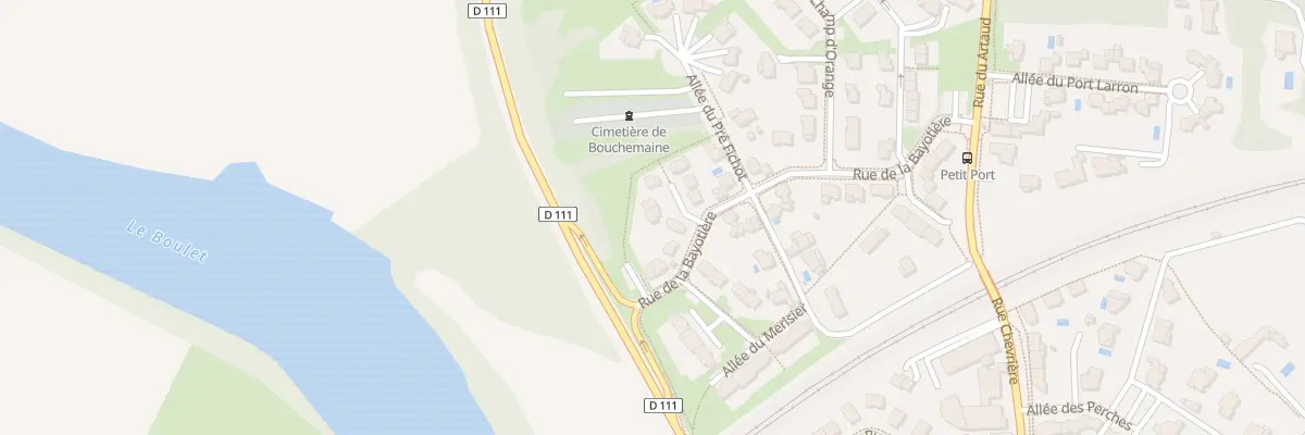 Plan du 24 Rue de la Bayotière à Bouchemaine