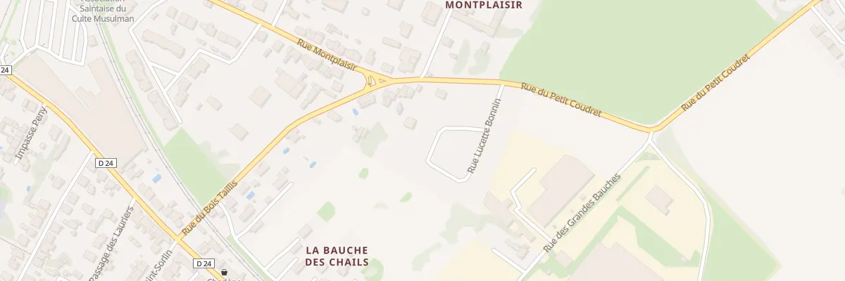 Plan du 11 Rue Marie-Geneviève de Butlar à Saintes