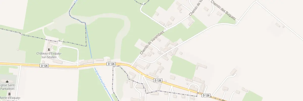 Plan du 2 Che de Varembert à Esquay-sur-Seulles