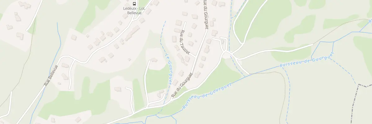 Plan du 19 Rue du Gourguet à Ledeuix