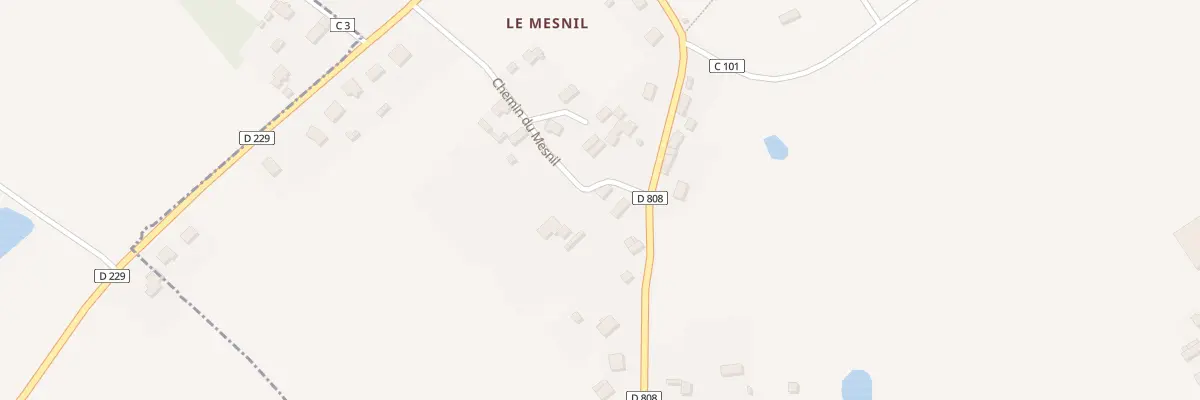 Plan du 8 Che du Mesnil à La Lande-Patry