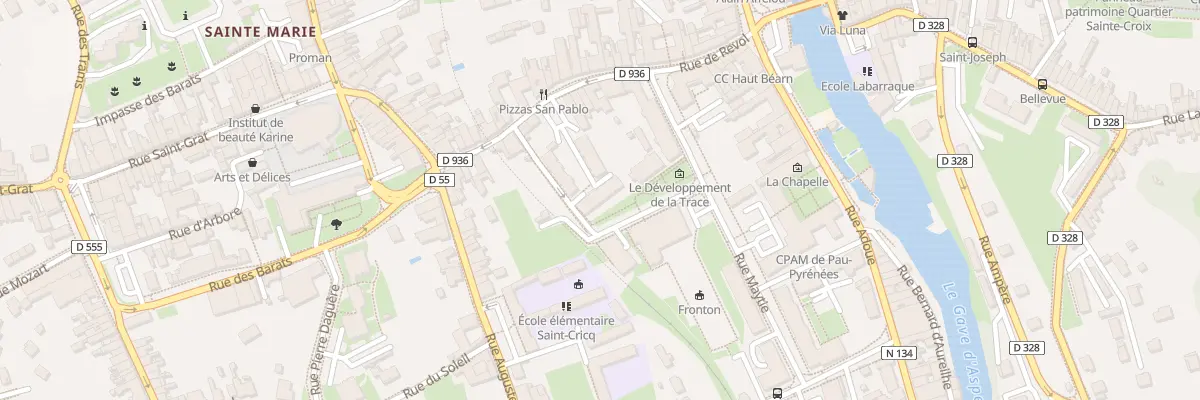 Plan du 9 Imp François Patié à Oloron-Sainte-Marie
