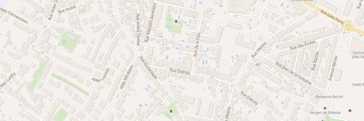 Plan du 89 Rue Détrois à Bordeaux