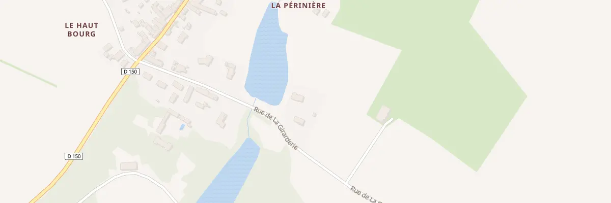 Plan du 11 Rue de la Girarderie à Cirières