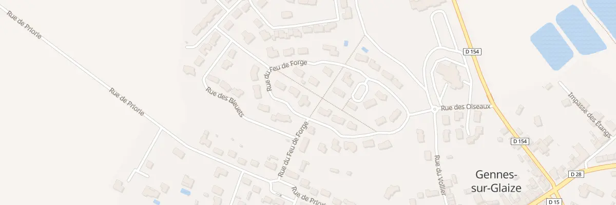 Plan du 12 Rue Feu de Forge à Gennes-Longuefuye