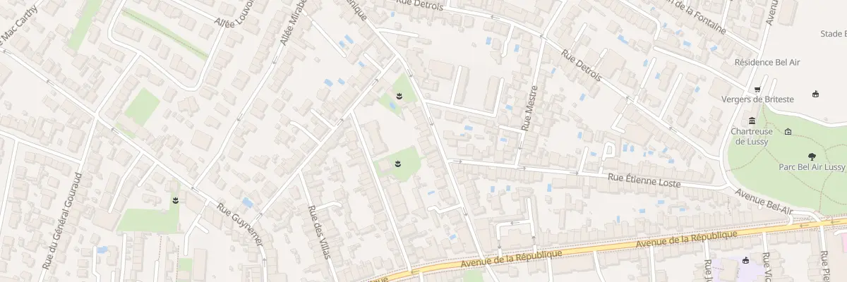 Plan du 123B Rue Etchenique à Bordeaux