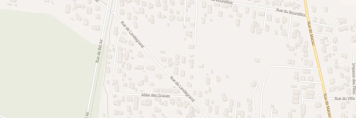 Plan du 58 Rue de Landegrand à Parempuyre