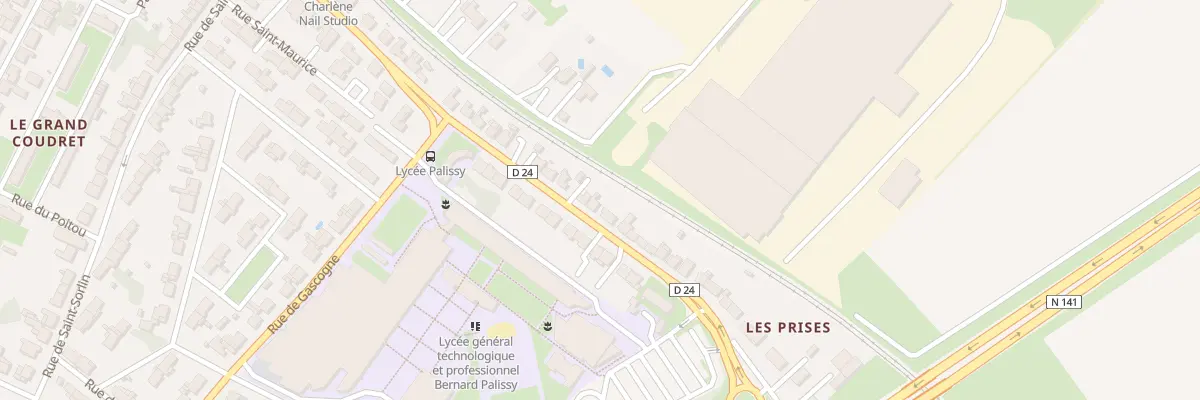 Plan du 59 Rue du Docteur Jean à Saintes