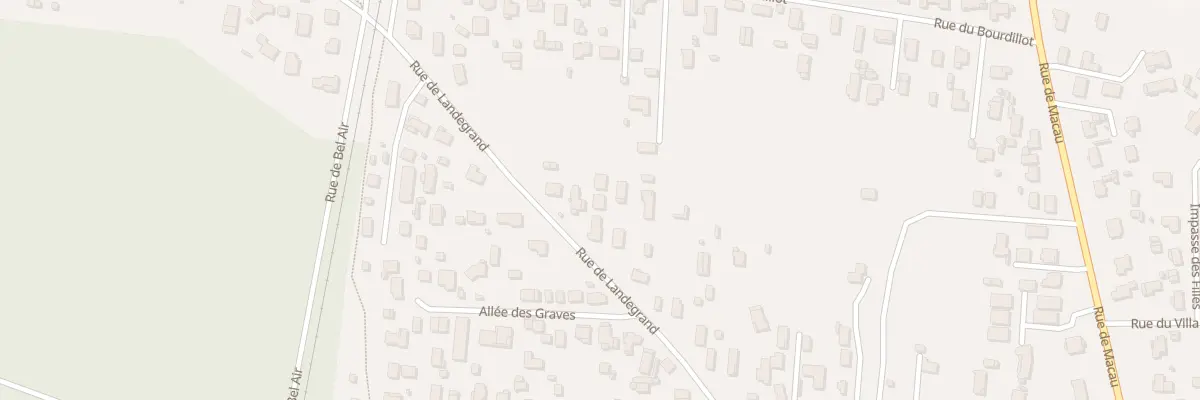 Plan du 58B Rue de Landegrand à Parempuyre