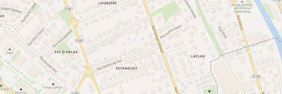 Plan du 6 Rue Gaston de Foix à Oloron-Sainte-Marie