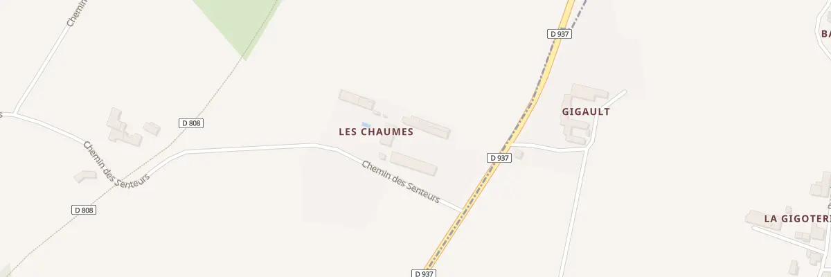 Plan du 82 Les Chaumes à Fours