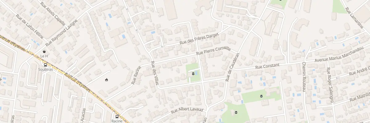 Plan du 24 Rue Pierre Corneille au Bouscat