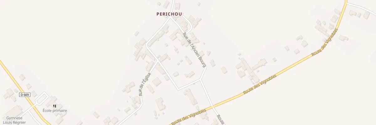 Plan du 1 Rue de l’Ancien Bourg à Gauriac