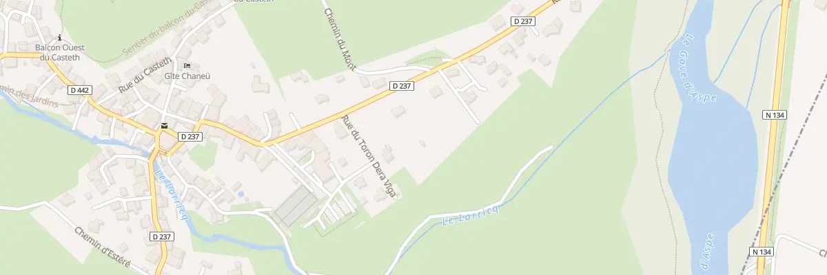 Plan du 5002 Barbe à Osse-en-Aspe
