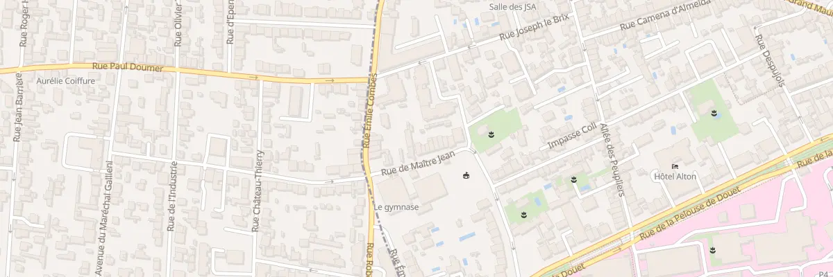 Plan du 14 Rue de Maître Jean à Bordeaux