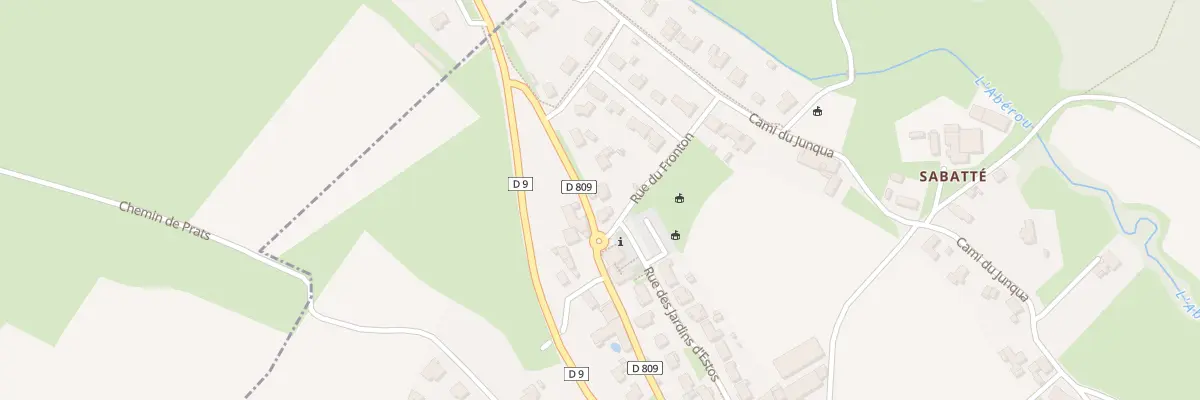 Plan du 2 Rue Jeliotte à Estos
