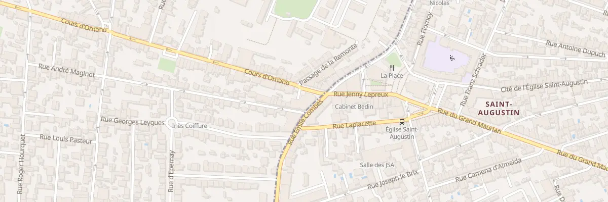 Plan du 1 Rue André Maginot à Mérignac