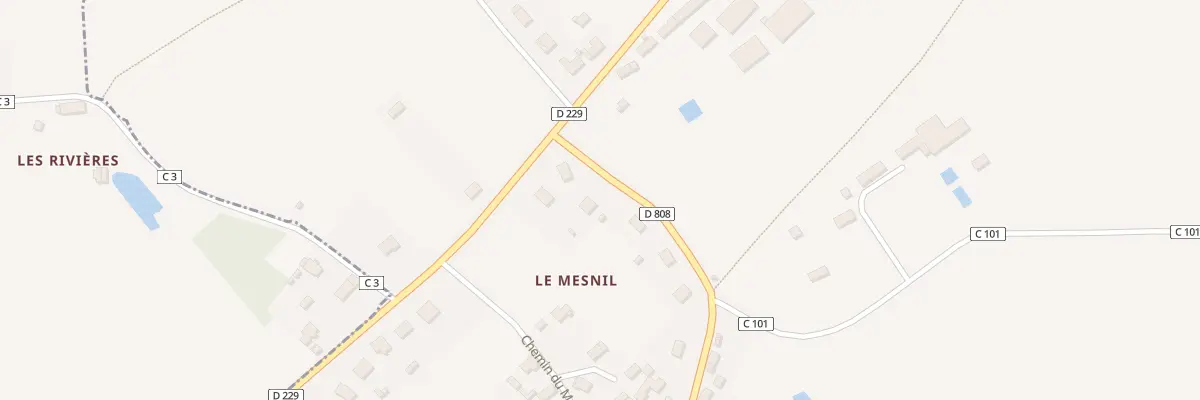 Plan du 2 Rte du Buisson à La Lande-Patry