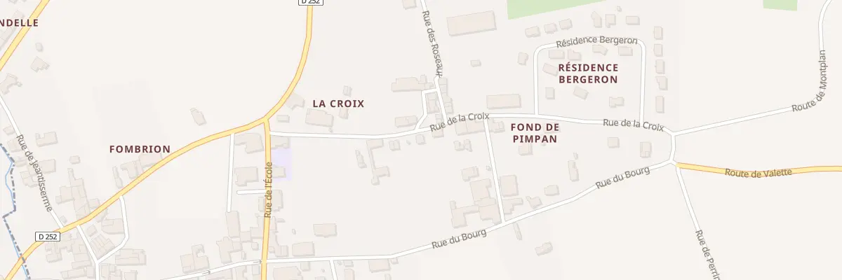 Plan du 198 Rue de la Croix à Mazion