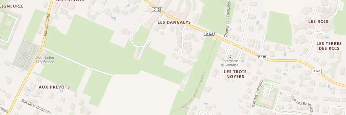 Plan du 18 Pas des Dangalys aux Gonds