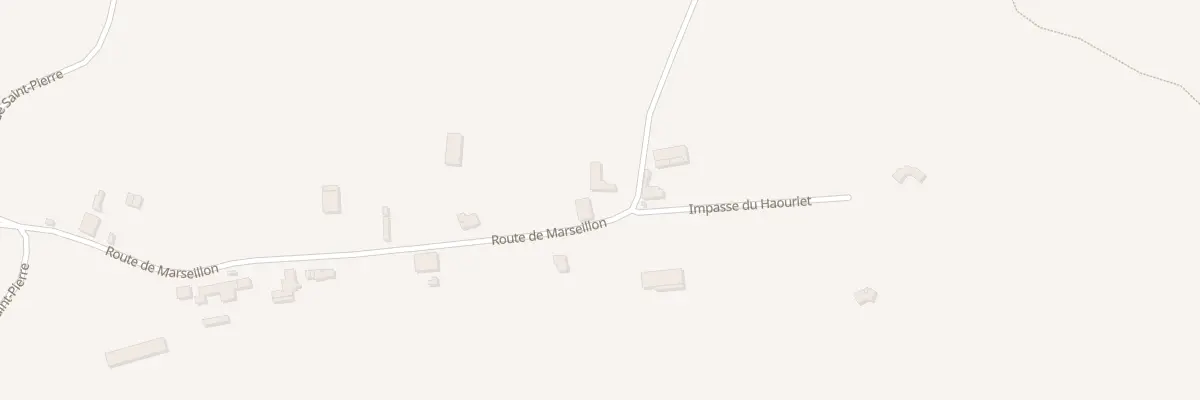 Plan du 871 Rte de Marseillon à Banos