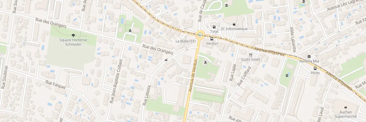 Plan du 100 Av de Verdun à Bordeaux