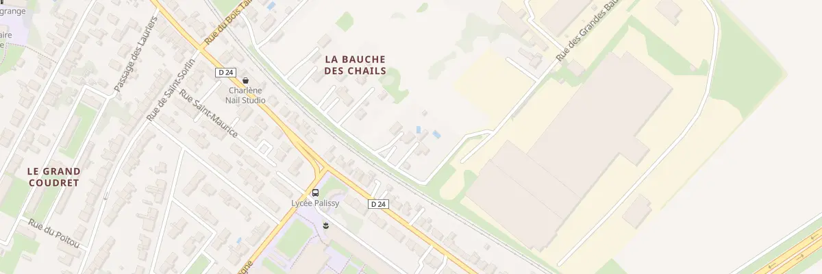 Plan du 13 Che des Chails à Saintes