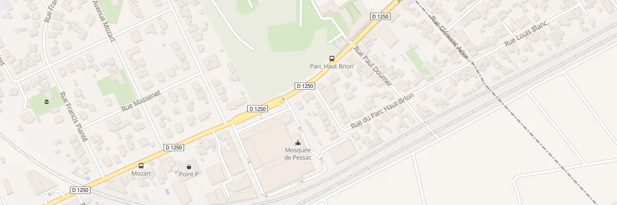 Plan du 170 Av Jean Jaurès à Pessac