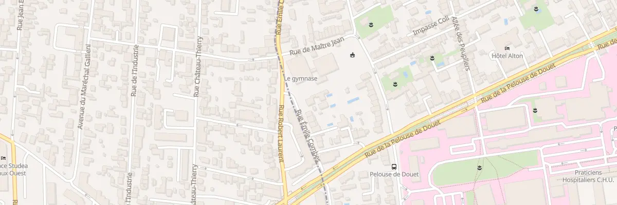 Plan du 230 Rue Émile Combes à Bordeaux
