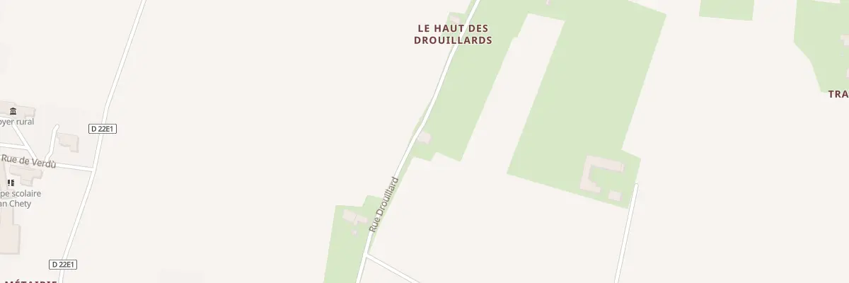 Plan du 244 La Taillive-Est à Cars