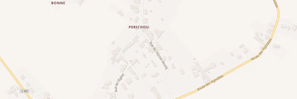 Plan du 7 Rue de l’Ancien Bourg à Gauriac