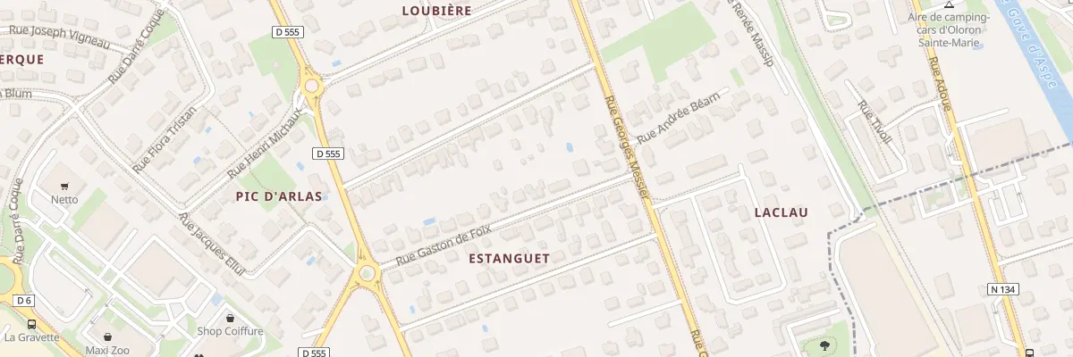 Plan du 10 Rue Gaston de Foix à Oloron-Sainte-Marie
