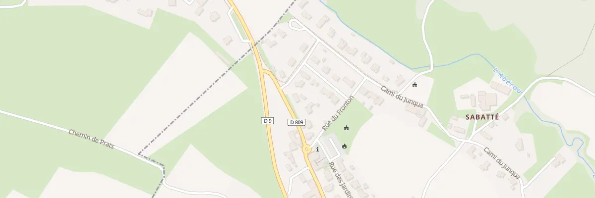 Plan du 2 Rue du Sanguinet à Estos