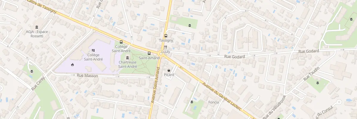 Plan du 175 Av General Leclerc à Bordeaux