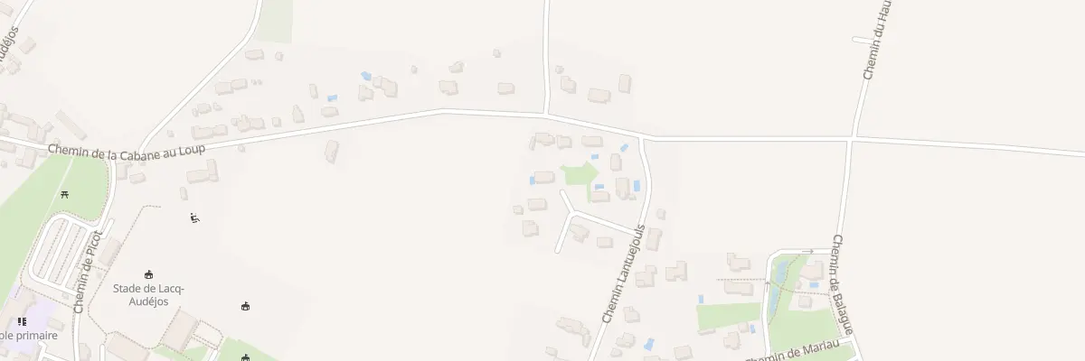 Plan du 9636 Lot du Biale à Lacq