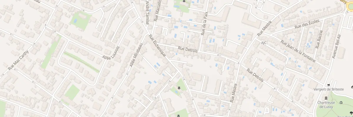 Plan du 92 Rue Etchenique à Bordeaux