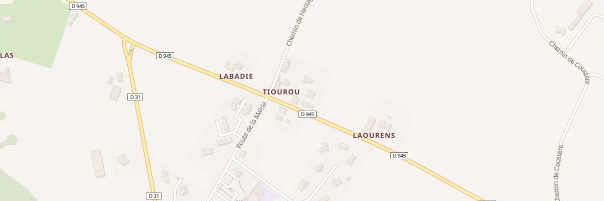 Plan du 3330 Che Départemental 945 à Hagetaubin