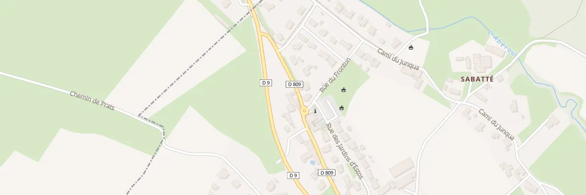 Plan du 3 Rue Jeliotte à Estos