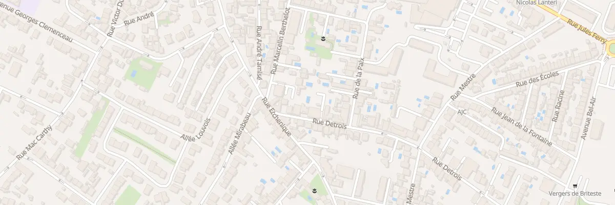 Plan du 97 Rue Detrois à Bordeaux