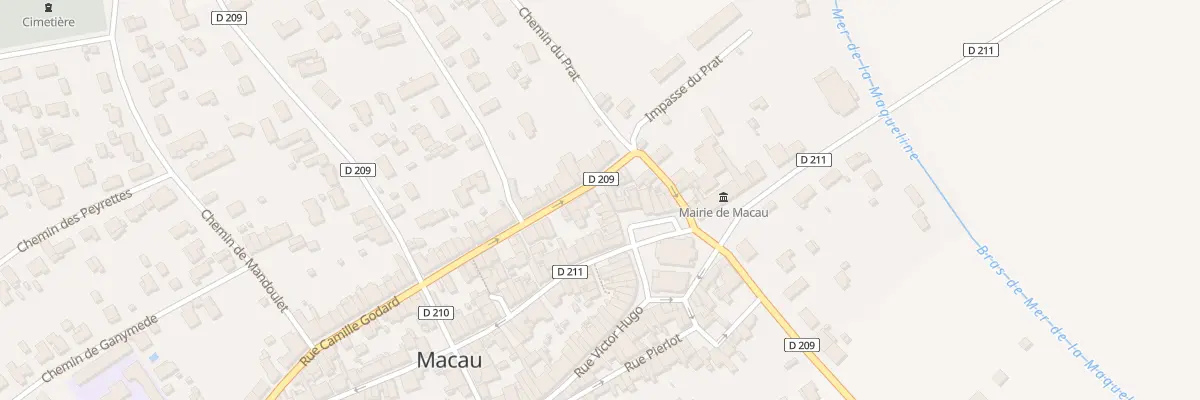 Plan du 7 Pl Duffour Dubergier à Macau
