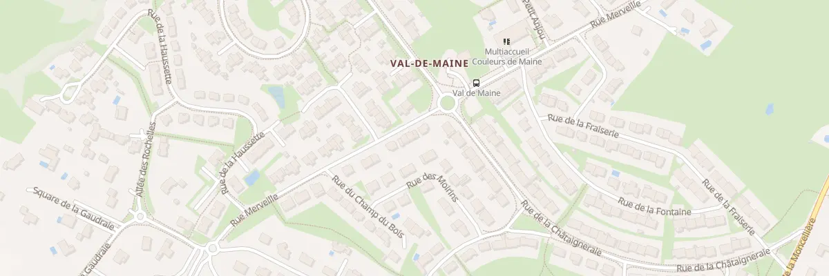 Plan du 41 Rue Merveille à Bouchemaine