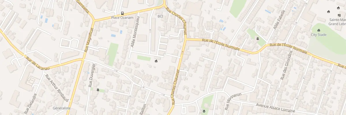 Plan du 39 Rue Charles Chaumet à Bordeaux
