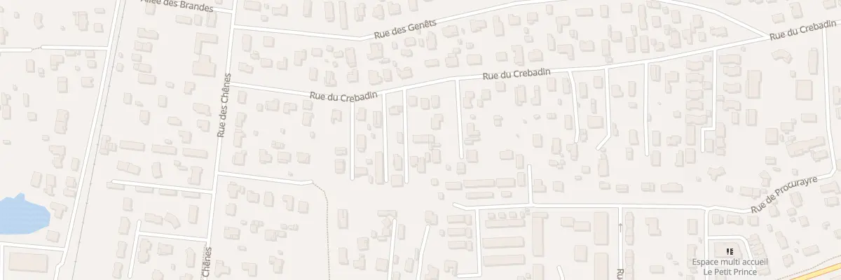 Plan du 71E Rue du Crebadin à Parempuyre