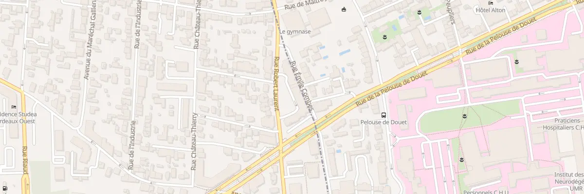Plan du 233 Rue Émile Combes à Mérignac