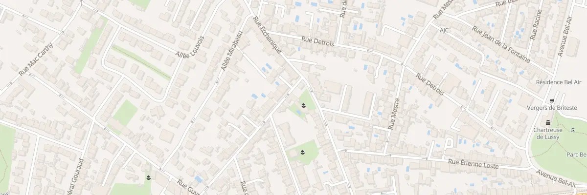 Plan du 4 Rue Jean Grondel à Bordeaux