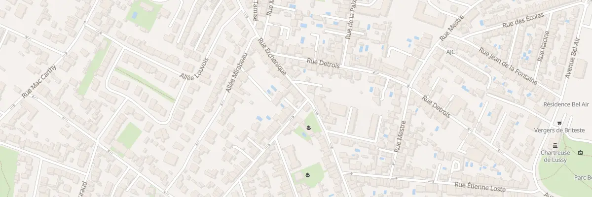 Plan du 97 Rue Etchenique à Bordeaux