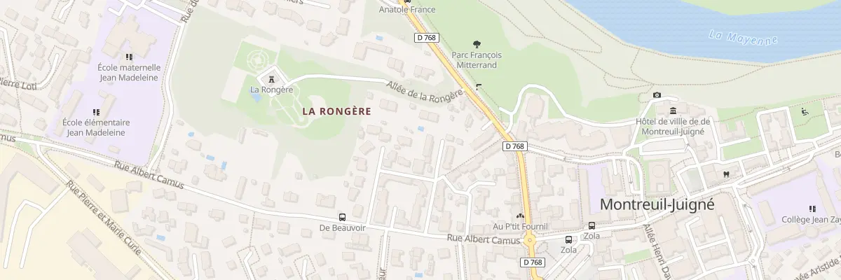 Plan du 9 Imp Jean-Jacques Rousseau à Montreuil-Juigné
