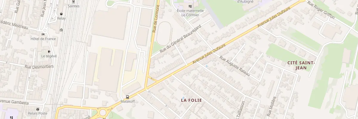 Plan du 51 Av Jules Dufaure à Saintes