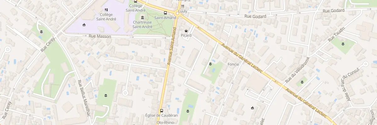 Plan du 43 Av Saint-Amand à Bordeaux