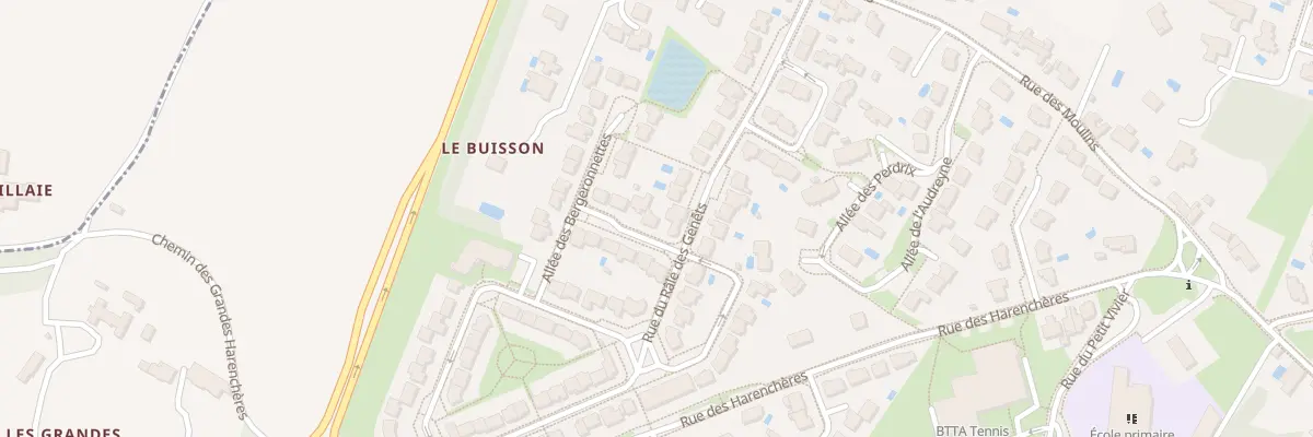Plan du 4 All des Bergeronnettes à Bouchemaine